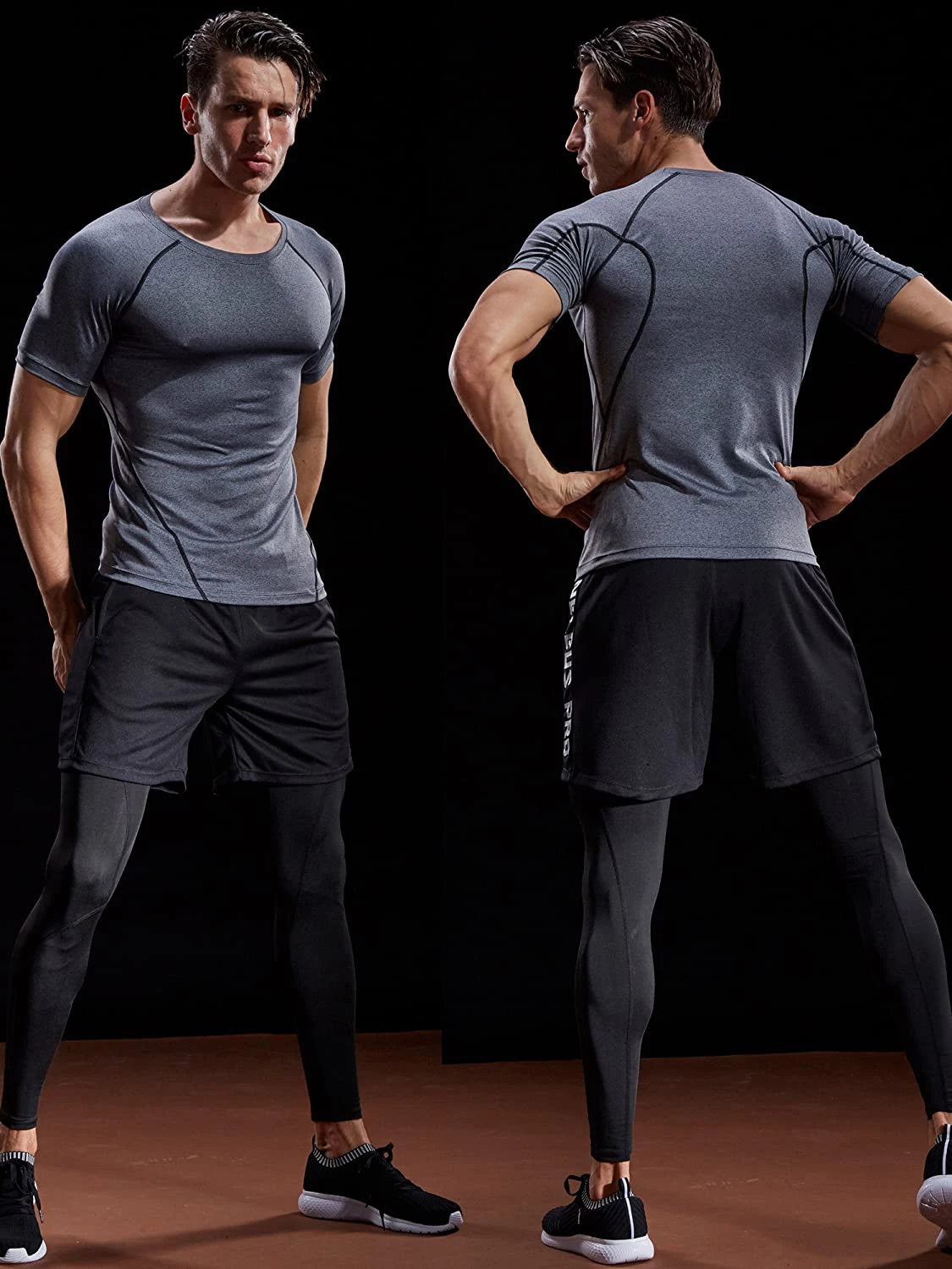 Camiseta de Compresión “MuscleFit” Hombre – Secado Rápido y Soporte Muscular | PANTRIXFIT