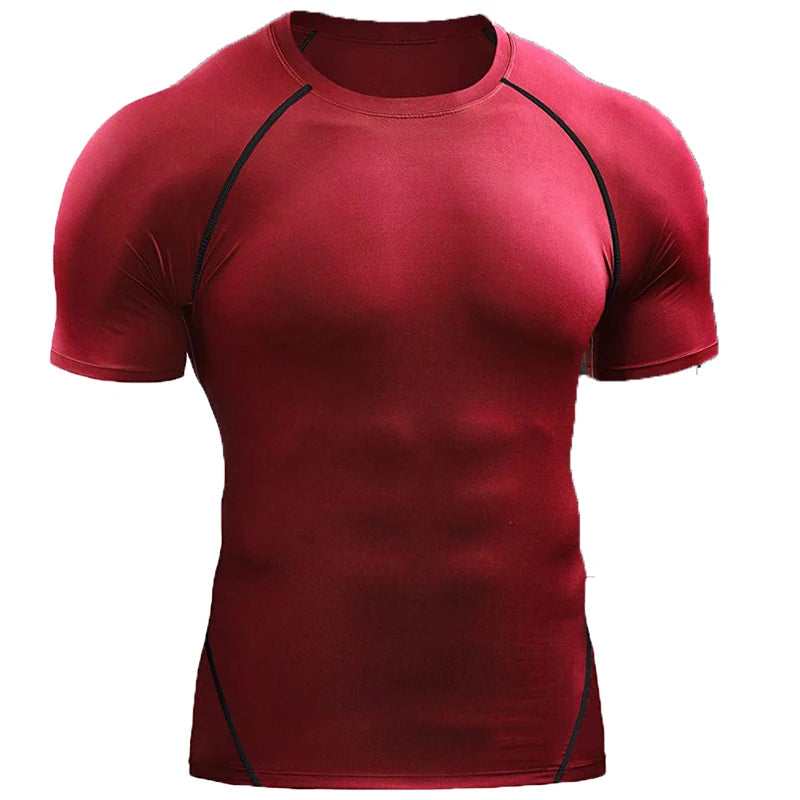 Camiseta de Compresión “MuscleFit” Hombre – Secado Rápido y Soporte Muscular | PANTRIXFIT