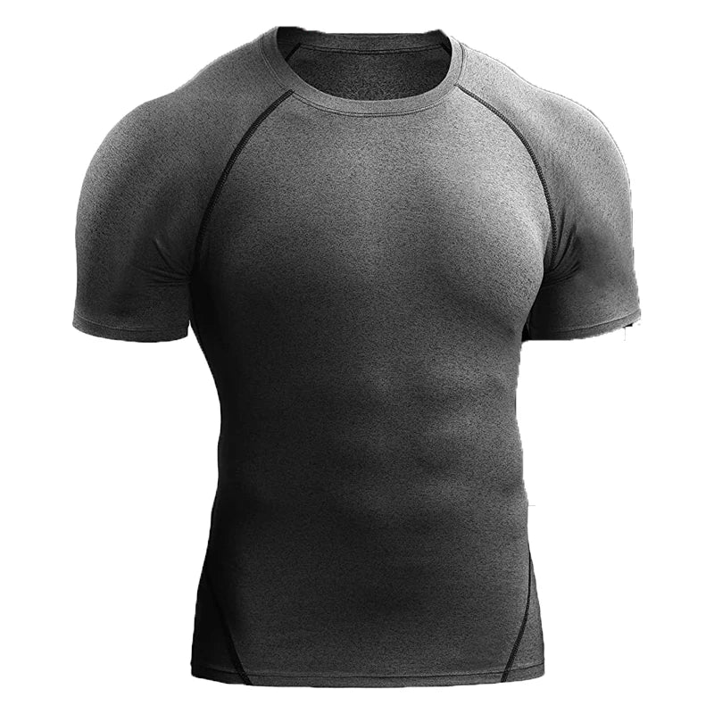 Camiseta de Compresión “MuscleFit” Hombre – Secado Rápido y Soporte Muscular | PANTRIXFIT