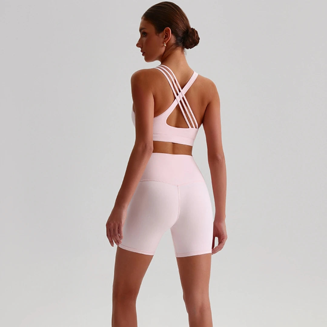 Conjunto Mallas + Top “ZenFlow” Mujer – Ropa Deportiva para Yoga y Gimnasio | PANTRIXFIT