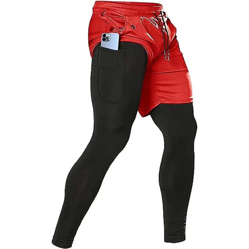 Pantalones Deportivos “DualFlex” Hombre – 2 en 1, Running y Gym | PANTRIXFIT