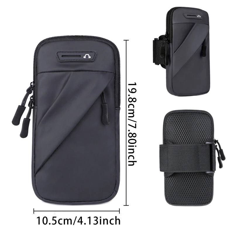 Bolsa de brazo deportiva ArmFit Pro – Impermeable, transpirable y con conector para auriculares