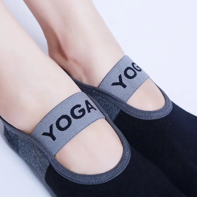 Calcetines de Yoga “GripZen” Mujer – Antideslizantes 5 Dedos | PANTRIXFIT