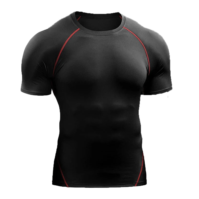 Camiseta de Compresión “MuscleFit” Hombre – Secado Rápido y Soporte Muscular | PANTRIXFIT