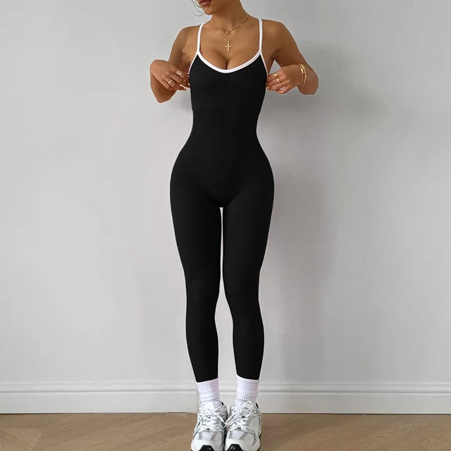 Mono de Yoga “FlexHarmony” Mujer – Sin Costuras, Acolchado y Confort | PANTRIXFIT