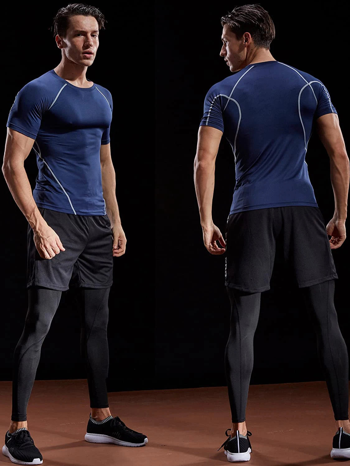 Camiseta de Compresión “MuscleFit” Hombre – Secado Rápido y Soporte Muscular | PANTRIXFIT