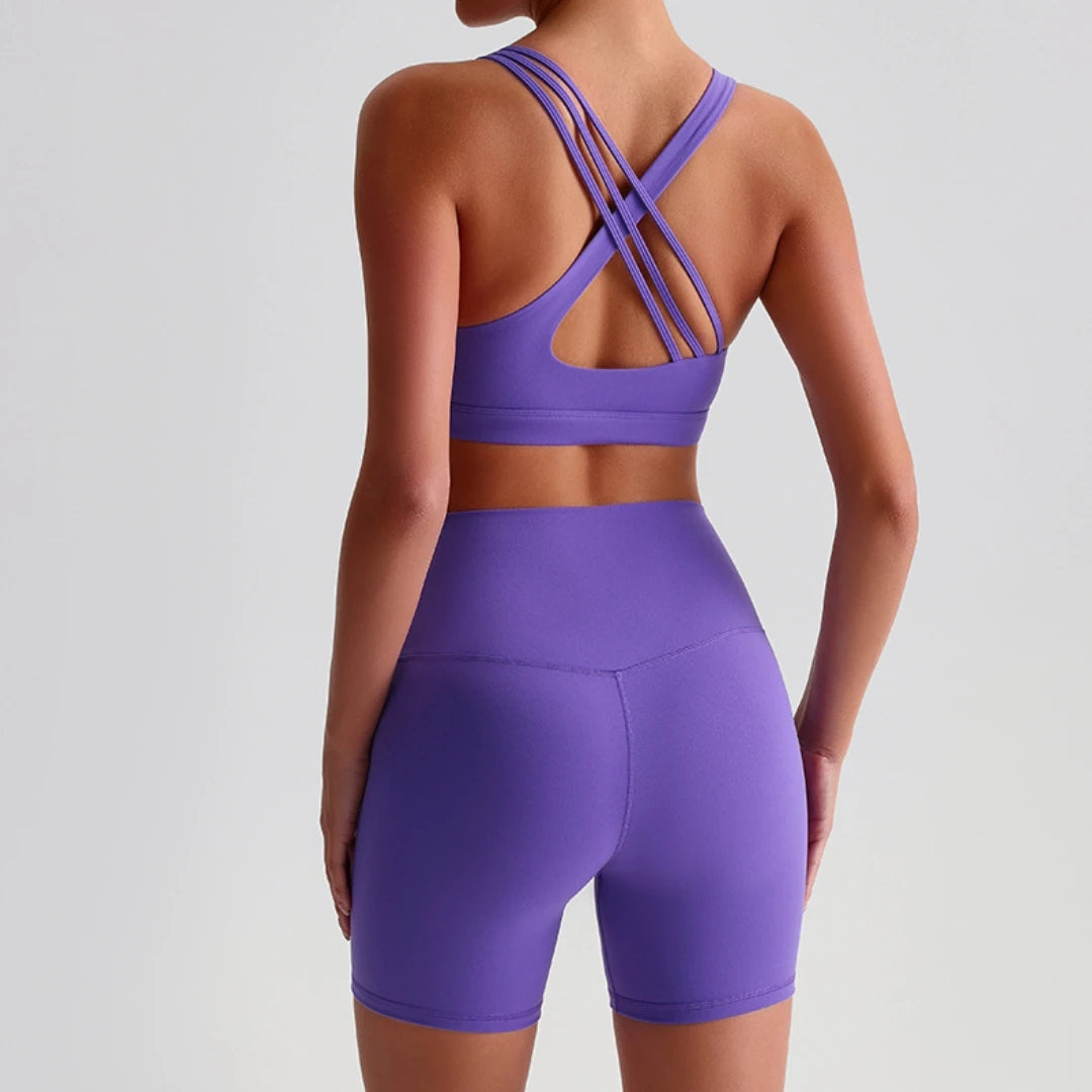 Conjunto Mallas + Top “ZenFlow” Mujer – Ropa Deportiva para Yoga y Gimnasio | PANTRIXFIT