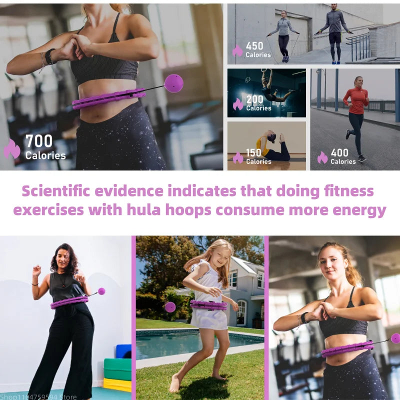 SlimHoop Pro – Anillo de Fitness y Masaje para Cintura