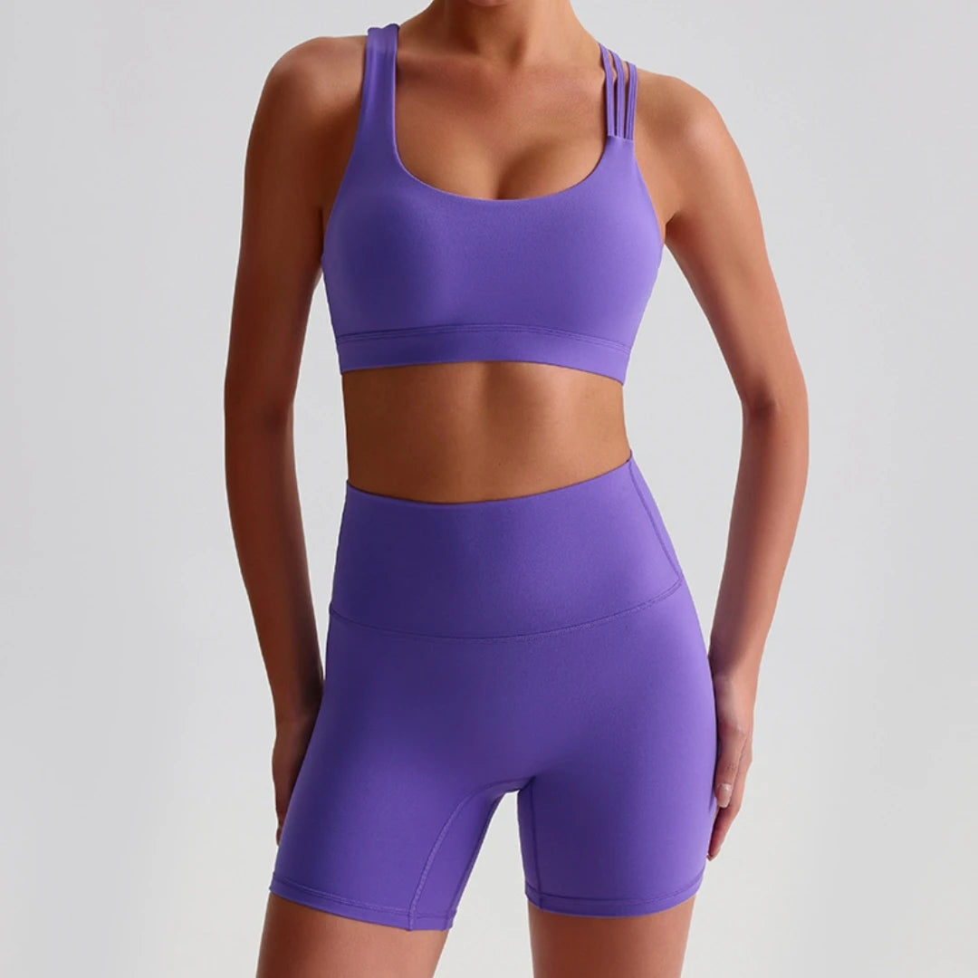 Conjunto Mallas + Top “ZenFlow” Mujer – Ropa Deportiva para Yoga y Gimnasio | PANTRIXFIT