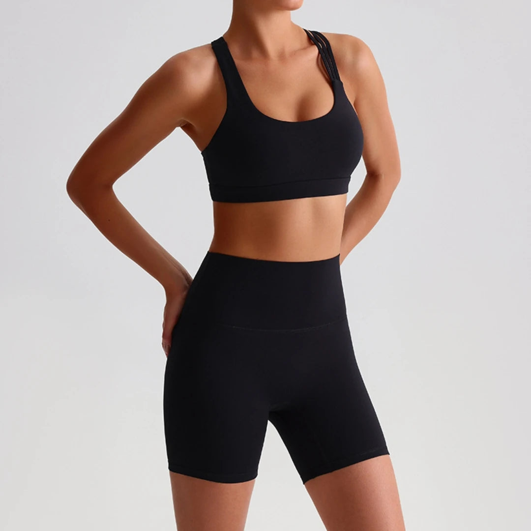 Conjunto Mallas + Top “ZenFlow” Mujer – Ropa Deportiva para Yoga y Gimnasio | PANTRIXFIT