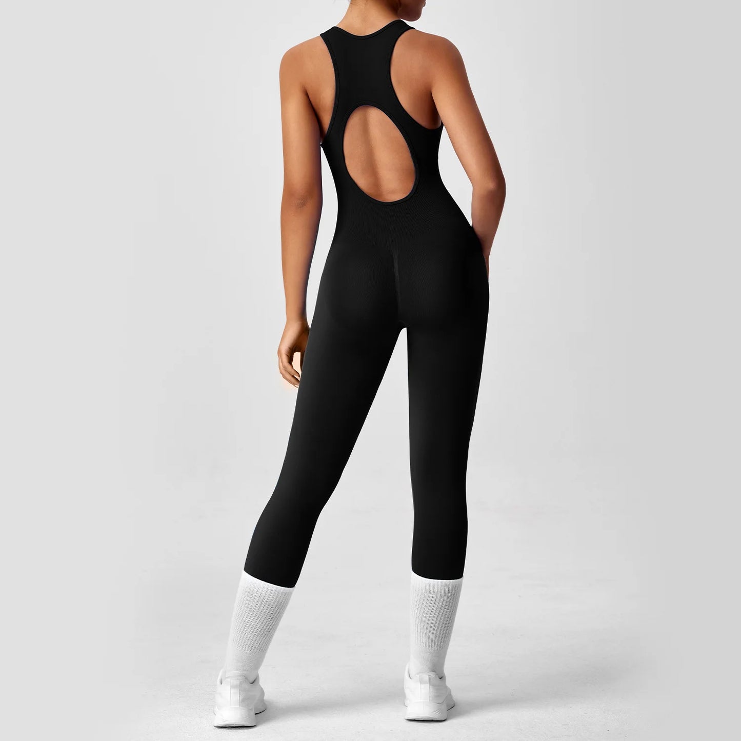 Mono SculptFit Mujer – Enterizo Deportivo con Cremallera