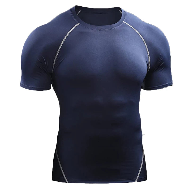 Camiseta de Compresión “MuscleFit” Hombre – Secado Rápido y Soporte Muscular | PANTRIXFIT