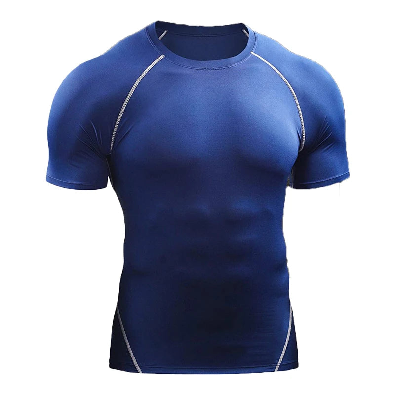 Camiseta de Compresión “MuscleFit” Hombre – Secado Rápido y Soporte Muscular | PANTRIXFIT