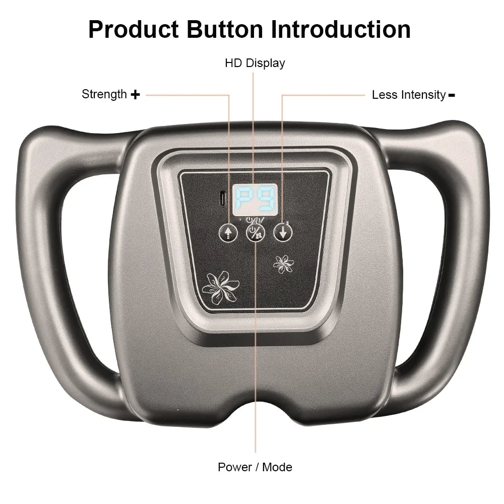 TheraPower Pro – Pistola de Masaje Muscular 16 Cabezas