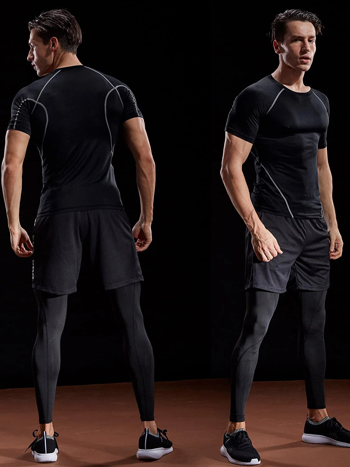 Camiseta de Compresión “MuscleFit” Hombre – Secado Rápido y Soporte Muscular | PANTRIXFIT