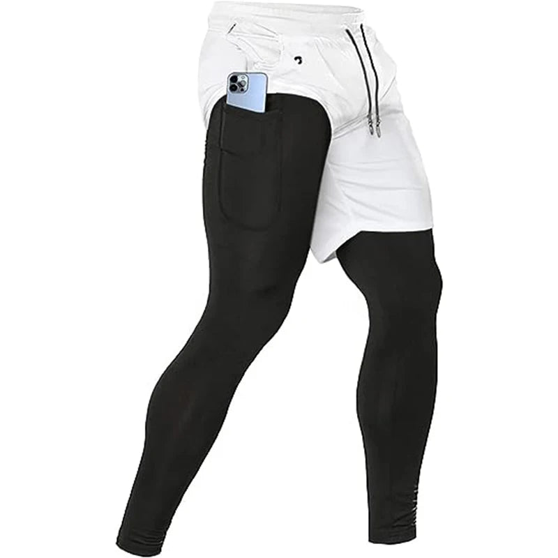 Pantalones Deportivos “DualFlex” Hombre – 2 en 1, Running y Gym | PANTRIXFIT