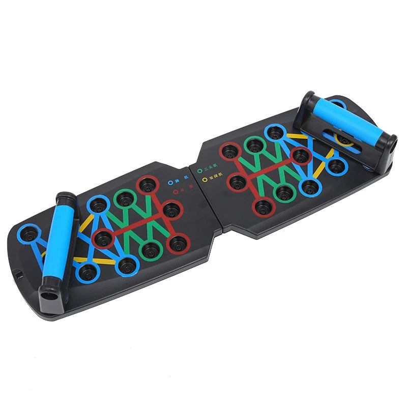 PowerPush Pro – Tabla de Flexiones Multifunción Plegable con Mangos