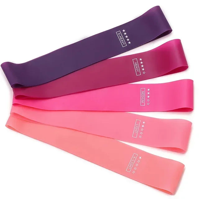 Bandas de Resistencia “PowerFlex” – Set 5 Niveles para Yoga, Fitness y Crossfit | PANTRIXFIT