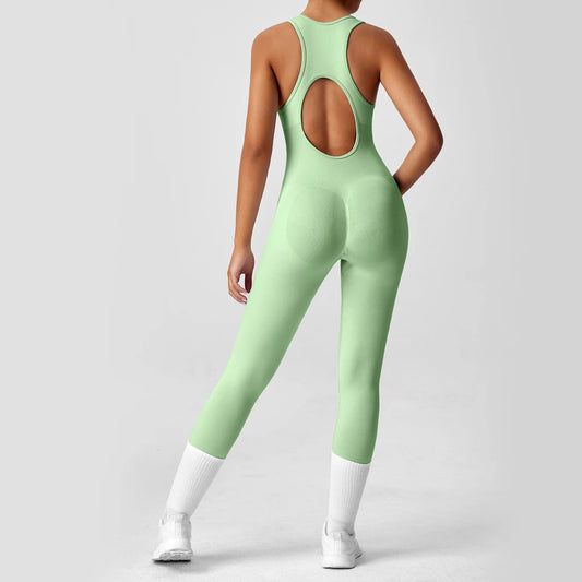 Mono SculptFit Mujer – Enterizo Deportivo con Cremallera