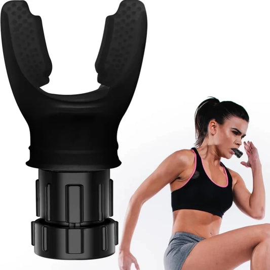 AirFlex Pro – Entrenador de Respiración de Silicona con Resistencia Ajustable
