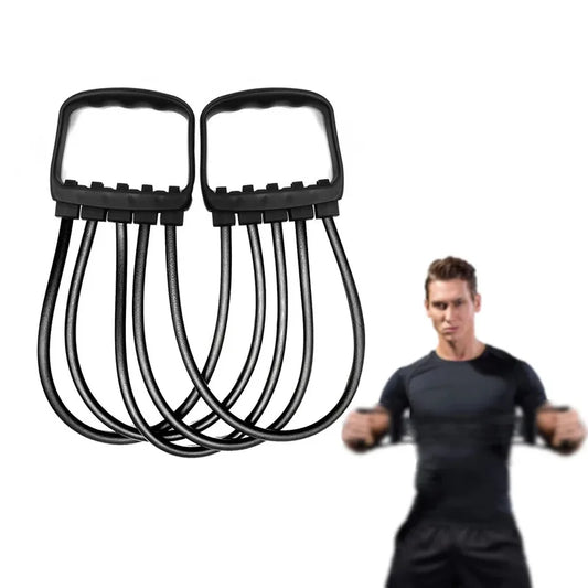 FullBody Pro – Juego de Entrenamiento con Expansor de Pecho y 5 Bandas