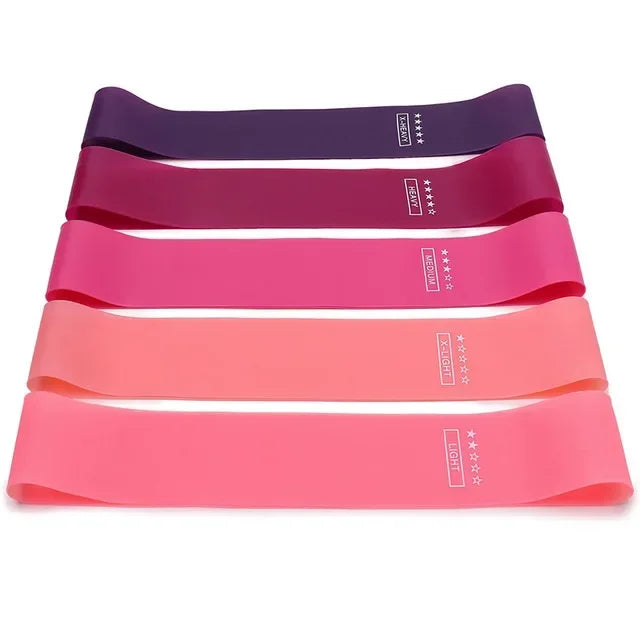 Bandas de Resistencia “PowerFlex” – Set 5 Niveles para Yoga, Fitness y Crossfit | PANTRIXFIT