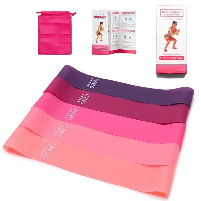 Bandas de Resistencia “PowerFlex” – Set 5 Niveles para Yoga, Fitness y Crossfit | PANTRIXFIT