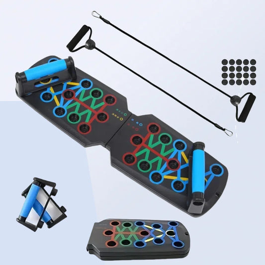 PowerPush Pro – Tabla de Flexiones Multifunción Plegable con Mangos