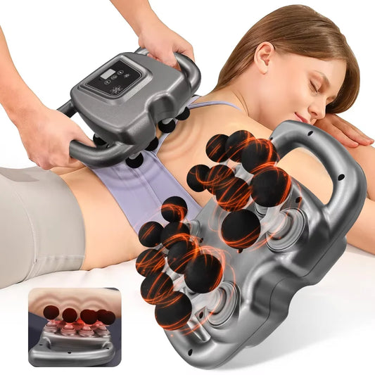 TheraPower Pro – Pistola de Masaje Muscular 16 Cabezas